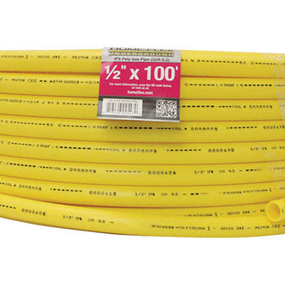 Home-Flex Polyethylene Pipe 1/2 in. D X 100 ft. L Plain End 90 psi