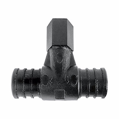 Flair-It Ecopoly 1/2 in. PEX Barb X 1/2 in. D PEX Plastic Tee
