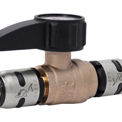 SharkBite EvoPEX 1/2 in. Push X 1/2 in. D Push Brass Ball Valve