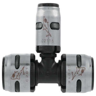 SharkBite EvoPEX 1/2 in. Push X 1/2 in. D Push Plastic Tee