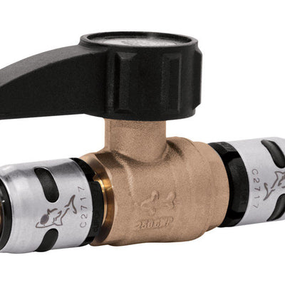SharkBite EvoPEX 3/4 in. Push X 3/4 in. D Push Brass Ball Valve