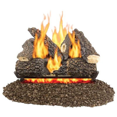 Pleasant Hearth Arlington Ash Fireplace Log Set Unlimited hr 56 lb