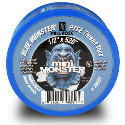 Mill Rose Blue Monster Blue 1/2 in. W X 520 in. L Thread Seal Tape
