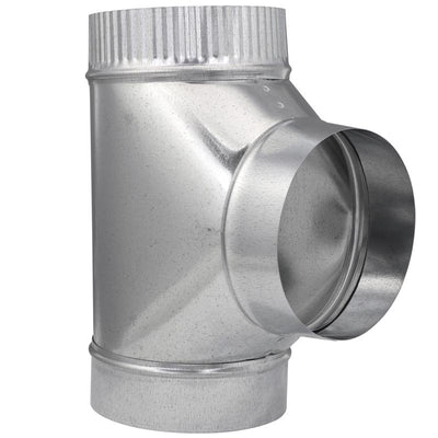 Imperial 5 in. X 5 in. X 5 in. Galvanized Steel Furnace Pipe Tee