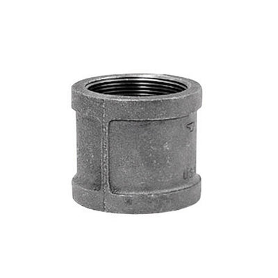 Anvil 3/8 in. FPT X 3/8 in. D FPT Black Malleable Iron Coupling