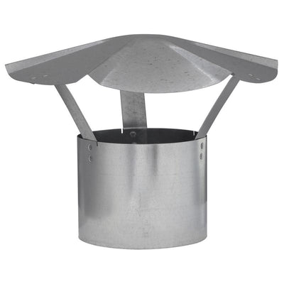 Imperial 5 in. D Galvanized Steel Rain Cap