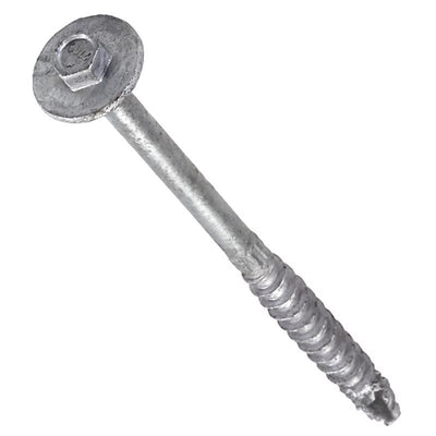 Simpson Strong-Tie Strong-Drive No. 2 Sizes X 6 in. L Star Hex Washer Head Serrated Structural Screw