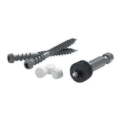 FastenMaster Cortex No. 2 in. X 2 in. L Square Trim Head Deck Screws and Plugs Kit