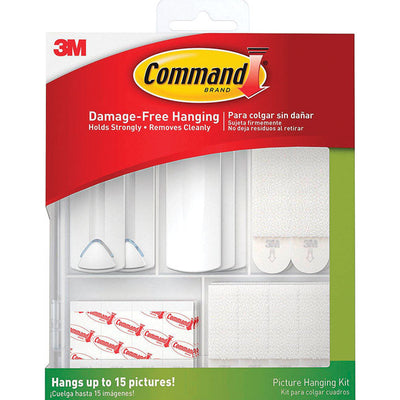 3M White Assorted Picture Hanging Kit 5 lb 38 pk