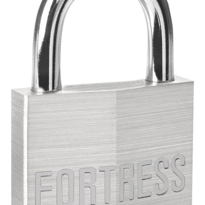 Master Lock Fortress 5.56 in. H X 1-9/16 in. W Aluminum 4-Pin Cylinder Exterior Padlock