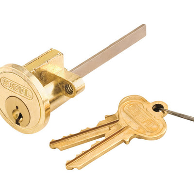 Segal Brass-Plated Zinc Key Lock Cylinder Keyed Differently