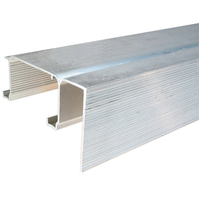 Johnson Hardware 48 in. L Mill Silver Aluminum By-Pass Fascia Track