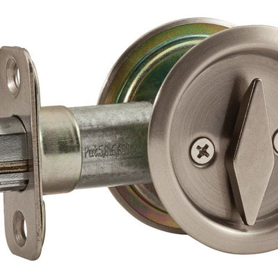 National Hardware Satin Nickel Silver Steel Pocket Door Latch