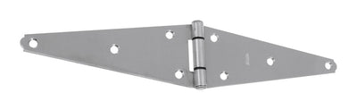 National Hardware 8 in. W X 8 in. L Stainless Steel Stainless Steel Heavy Duty Strap Hinge