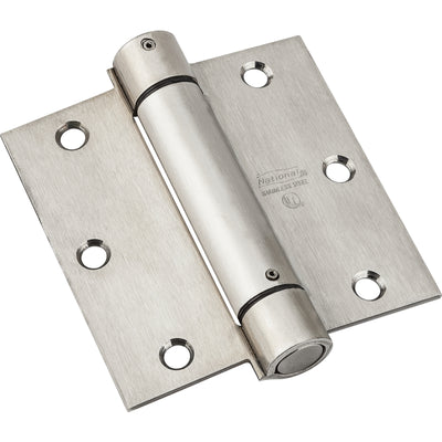 National Hardware 3-1/2 in. L Stainless Steel Spring Hinge