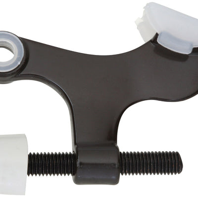 National Hardware Steel Oil Rubbed Bronze Black/White Hinge Pin Door Stop Mounts to door hinge .5 in