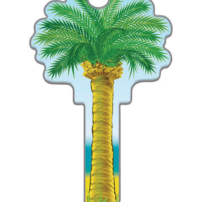 Lucky Line Key Shapes Palm Tree House Key Blank Single For Kwikset KW1/11