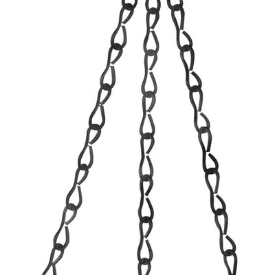 National Hardware Black Steel 18 in. H Decorative Chains