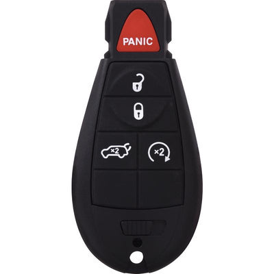 KeyStart FBK017 Advanced Security Automotive Key FOB Shell Traditional Blade For Chrysler Dodge Jeep