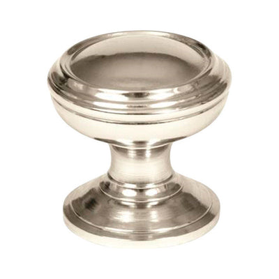 Amerock Revitalize Round Cabinet Knob 1-1/4 in. D 1-1/4 in. Polished Nickel