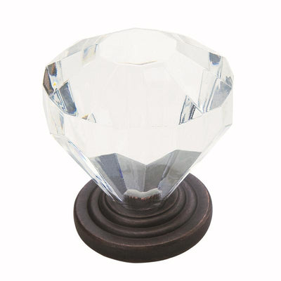 Amerock Traditional Classics Round Cabinet Knob 1-1/4 in. D 1-1/4 in. Oil Rubbed Bronze
