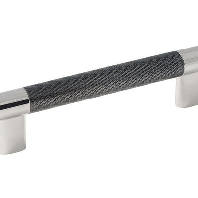 Amerock Esquire Collection Contemporary Bar Cabinet Pull 5-1/16 in. Polished Nickel Gray