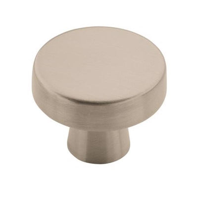 Amerock Blackrock Collection Round Cabinet Knob 1-5/16 in. D 1-1/8 in. Satin Nickel