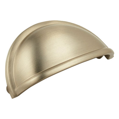 Amerock Cup Pull Collection Traditional Cup Cabinet Cup Pull 3 in. Golden Champagne Gold