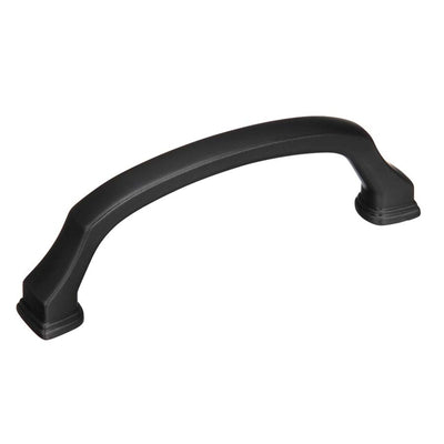 Amerock Traditional Arch Cabinet Pull 3-3/4 in. Black Bronze Black