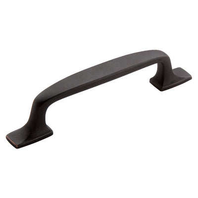 Amerock Highland Ridge Collection Transitional Arch Cabinet Pull 3-3/4 in. Dark Oiled Bronze Brown 1