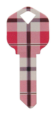 HILLMAN Wackey Plaid House/Office Universal Key Blank KW1 Single
