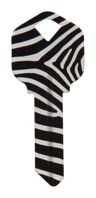 HILLMAN Wackey Zebra House/Office Universal Key Blank KW1 Single