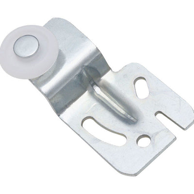National Hardware Zinc-Plated Silver Plastic/Steel Sliding Door Hangers 2 pk