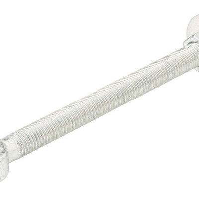 National Hardware 10 in. L Zinc-Plated Silver Steel Bolt Hook