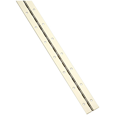 National Hardware 72 in. L Brass-Plated Continuous Hinge
