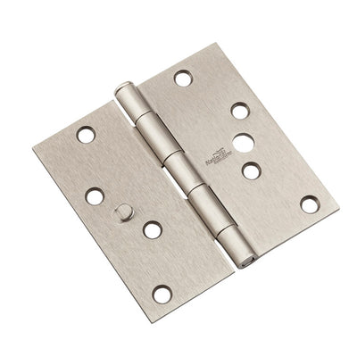National Hardware 4 in. L Satin Nickel Door Hinge 3 pk