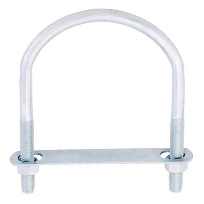 Hampton 3/8 in. X 3-1/2 in. W X 4-5/8 in. L Coarse Zinc-Plated Steel U-Bolt