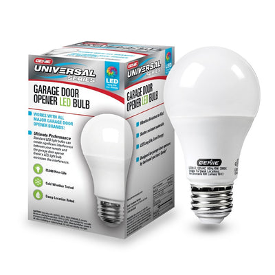 Genie Title 20 Approved A19 E26 (Medium) LED Garage Bulb Warm White 60 Watt Equivalence