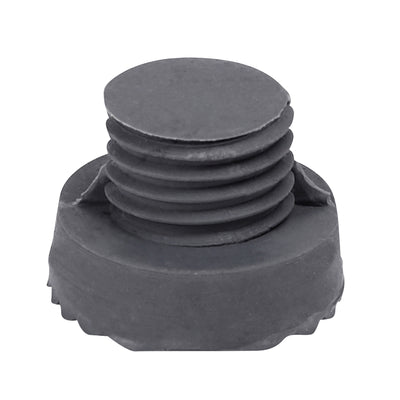Tell 15/16 in. D X 11/16 in. L Matte Black Nylon/Rubber Kickdown Holder Tip