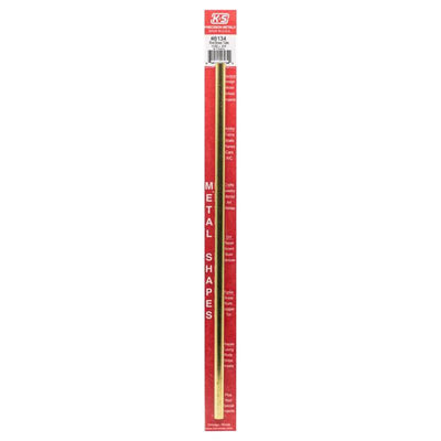 K&S 11/32 in. D X 12 in. L Round Brass Tube