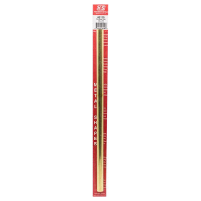 K&S 1/2 in. D X 12 in. L Round Brass Tube