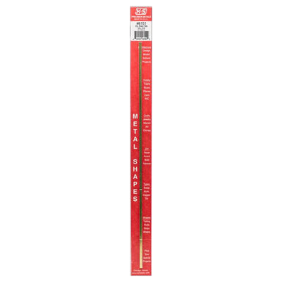 K&S 1/8 in. W X 12 in. L Square Brass Tube