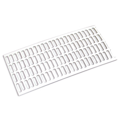 Amerimax 4.5 in. W X 60 in. L White Vinyl Gutter Guard