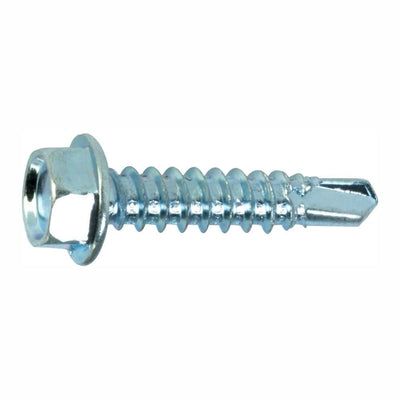 Grip-Rite Pro-Twist No. 10 Sizes X 1 in. L Hex Hex Head Sheet Metal Screws