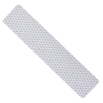 HILLMAN 1.3 in. W X 6 in. L White Reflective Safety Tape
