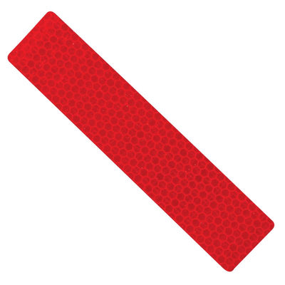 HILLMAN 1.3 in. W X 6 in. L Red Reflective Safety Tape