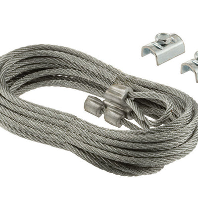 Prime-Line 104 in. L X 1/8 in. D Carbon Steel Safety Cables