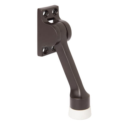 Brinks Brass Bronze Kick-Down Door Holder Mounts to door 1 in.