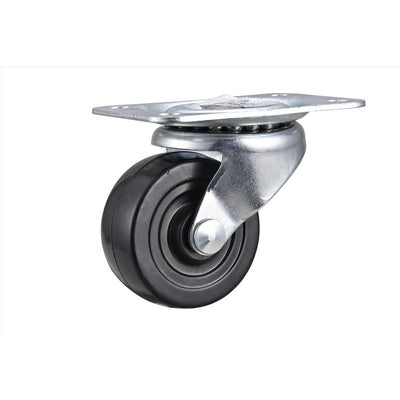 Projex 2.5 in. D Swivel Soft Rubber Caster 100 lb