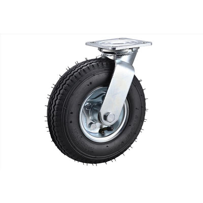 Projex 8 in. D Swivel Rubber Pneumatic Caster 220 lb